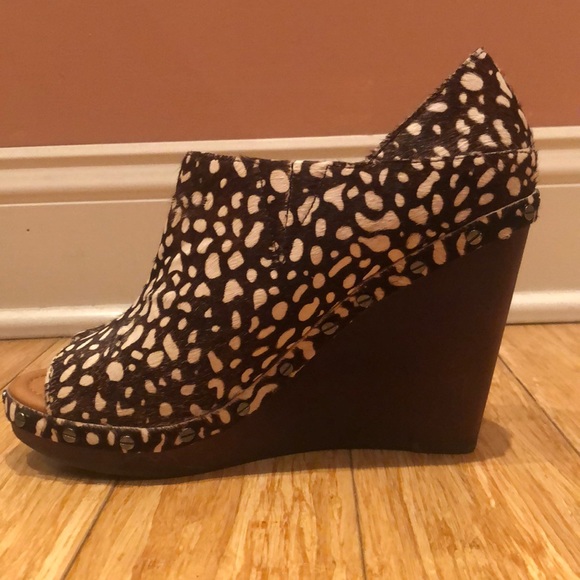 Calf hair wedges - Picture 3 of 3